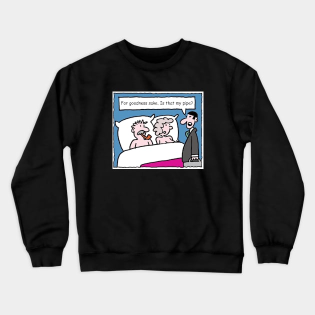 Pipe Crewneck Sweatshirt by Cheeky Greetings